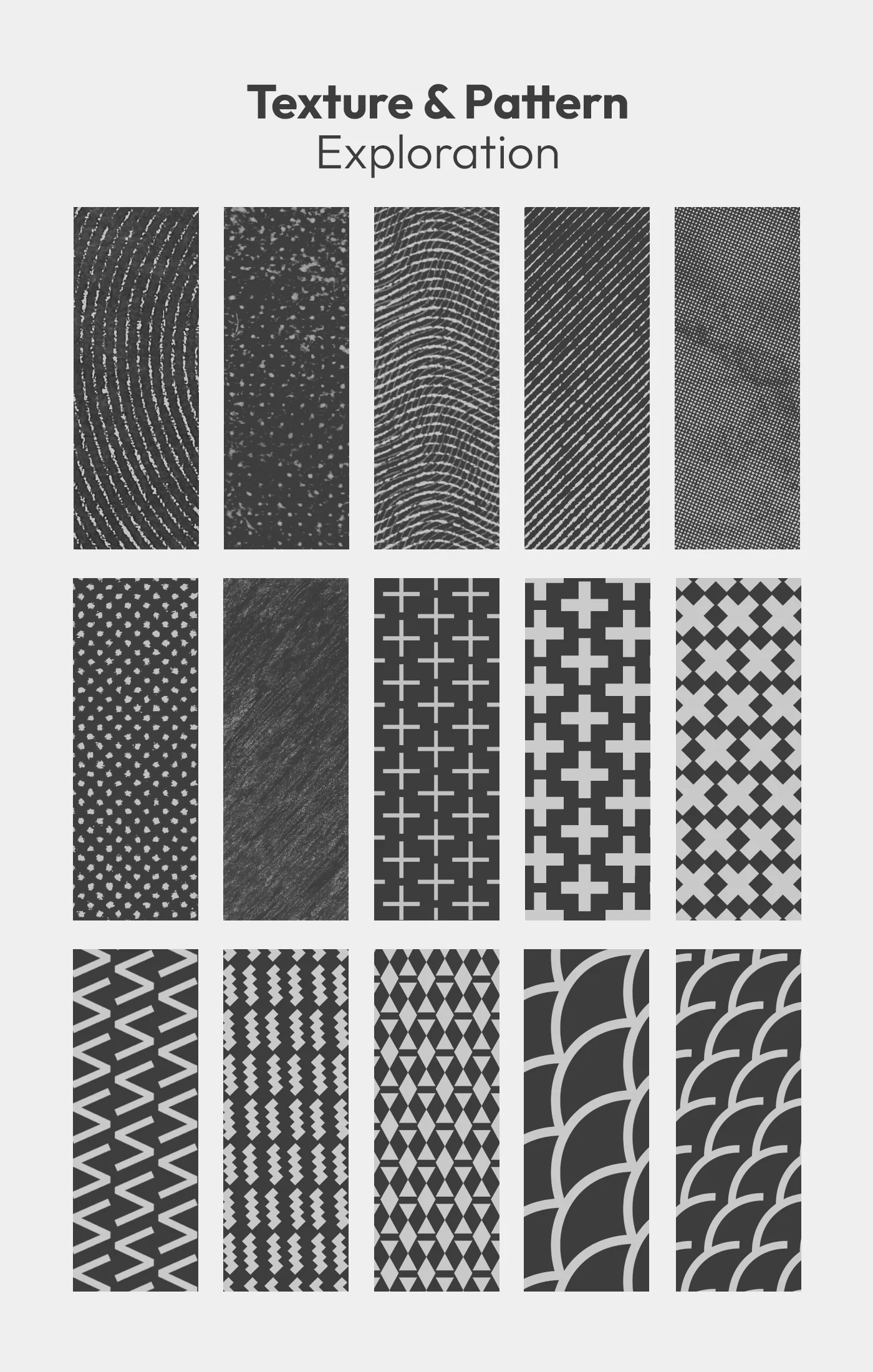 Textures and patterns exploration